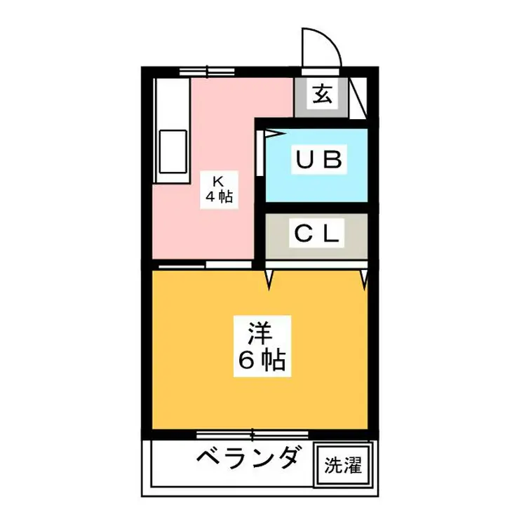 クラインブルク 3階階 間取り