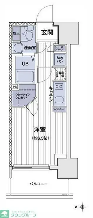 エスティメゾン大島 7階階 間取り