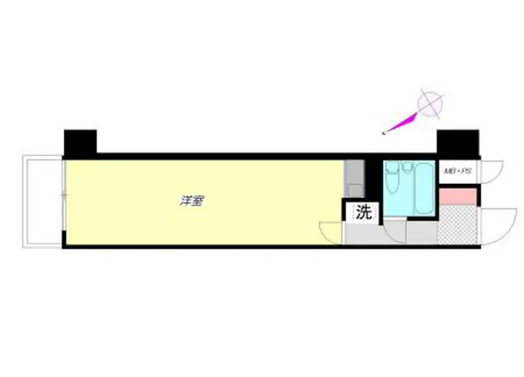 ライオンズマンション浅草駅前 3階階 間取り