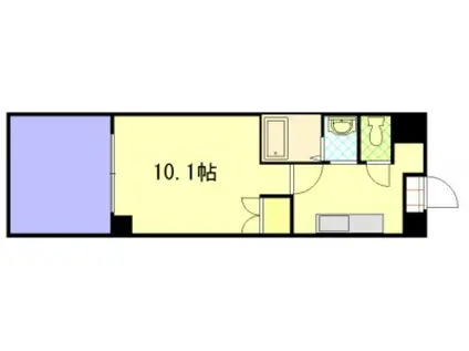 東広島SEA PLACE(1K/12階)の間取り写真