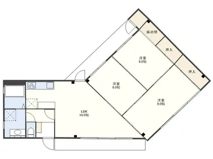 ルミナス・コート(3LDK/2階)の間取り写真