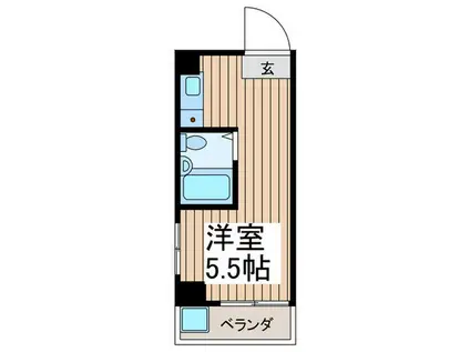 エヌティビル(ワンルーム/3階)の間取り写真