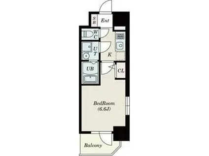 東三国NOAH(1K/9階)の間取り写真