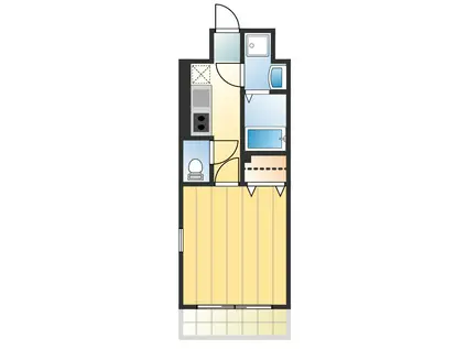 アネックス(1K/5階)の間取り写真