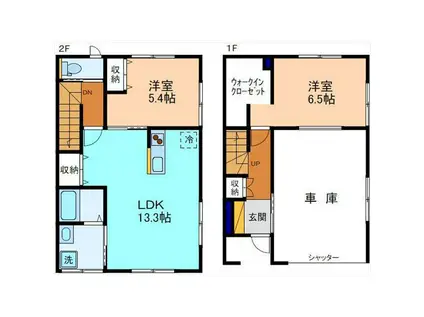 GARACE有松(2LDK/1階)の間取り写真