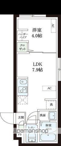 レピュア本郷レジデンス(1K/2階)の間取り写真