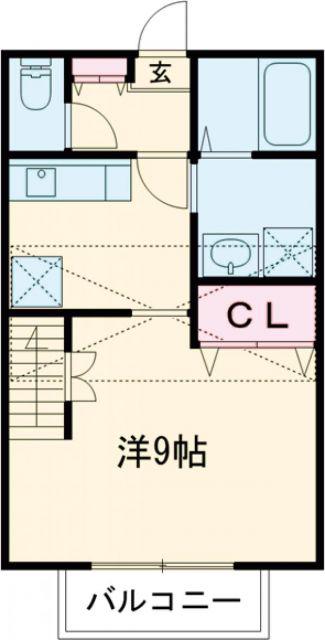 MA・MAISON(1K/1階)の間取り写真