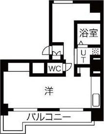 ライオンズマンション新栄第2(1LDK/11階)の間取り写真