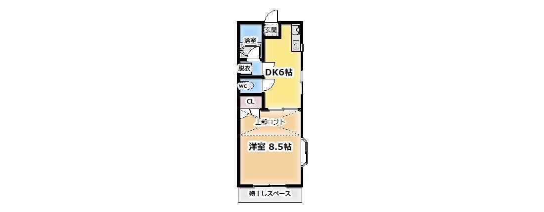 メゾンルピナス(1DK/1階)の間取り写真