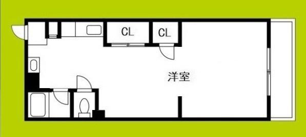 大野マンション(ワンルーム/3階)の間取り写真