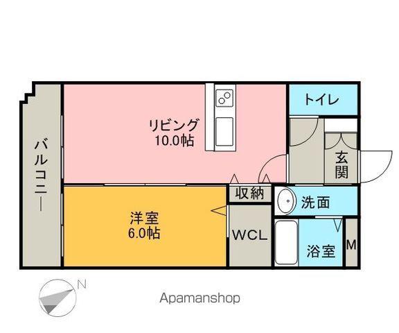 リンデンバウムはません(1LDK/7階)の間取り写真