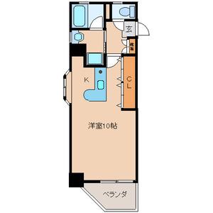グランディール大串(ワンルーム/7階)の間取り写真