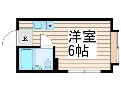 メゾンナミキ(ワンルーム/2階)の間取り写真