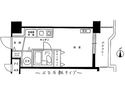 ラ・パルフェ・ド・札幌(ワンルーム/3階)の間取り写真