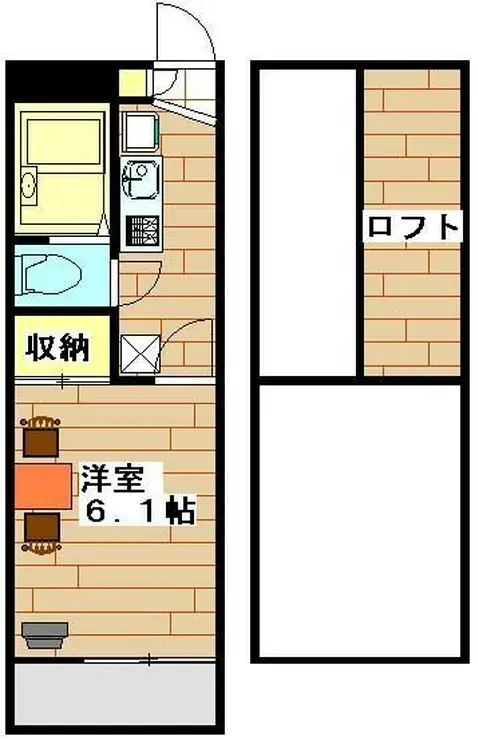 レオパレスピースフル 3階階 間取り