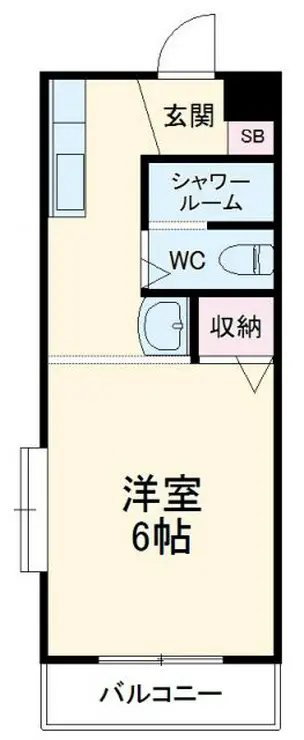 ハイツさいわい 2階階 間取り