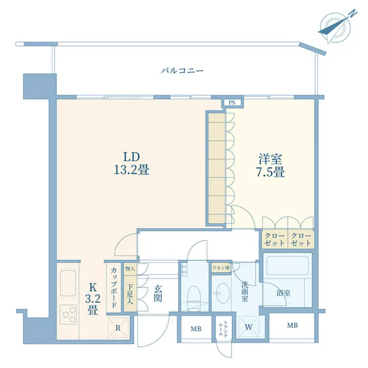 渋谷アインス 14階階 間取り