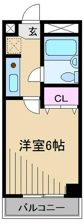エスポワール岸根公園 4階階 間取り