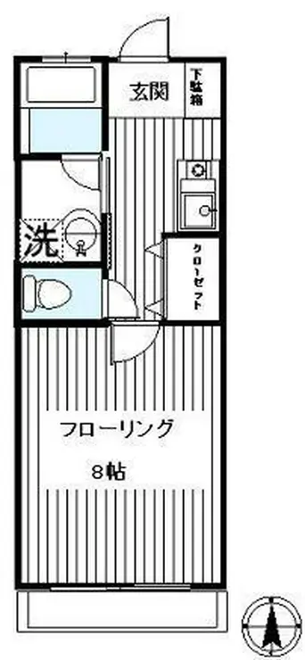 フォルムフェルト目黒 2階階 間取り