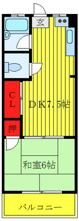 工藤マンション 2階階 間取り