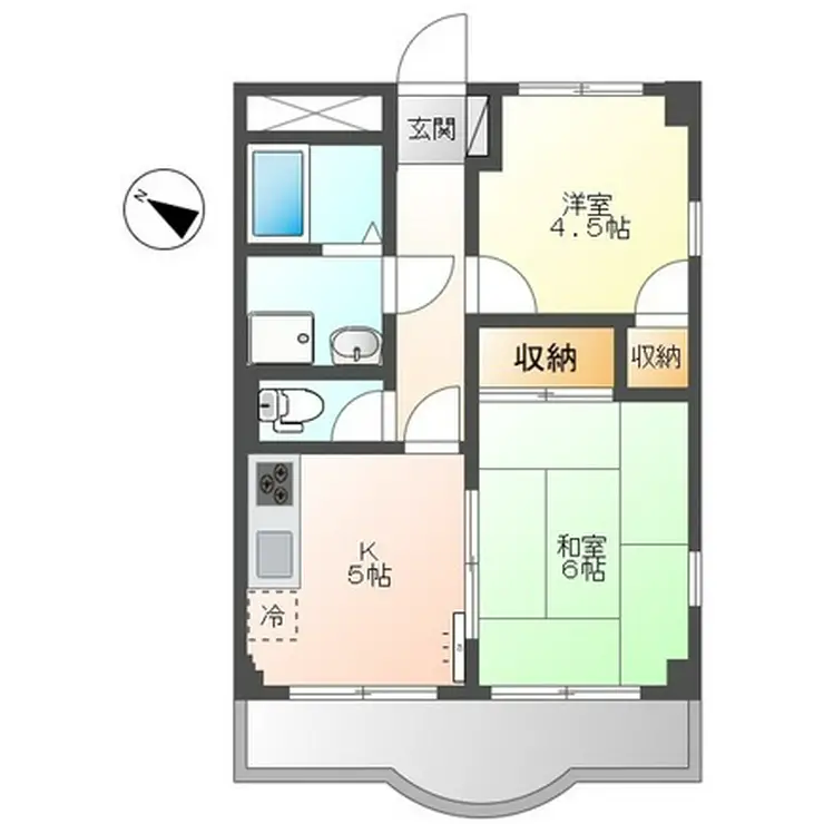 グレイス原宿 2階階 間取り