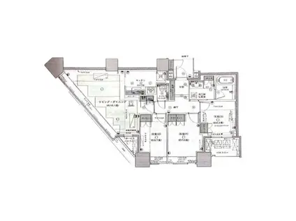 THECENTERTOKYO(3LDK/15階)の間取り写真