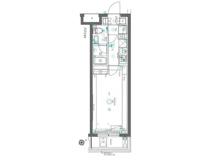 レオパレスドミール リーパ(1K/2階)の間取り写真