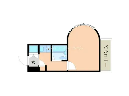 プラネット東塚口(1K/3階)の間取り写真