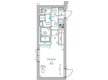 上池台1丁目アパート(1K/1階)の間取り写真