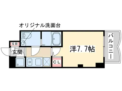 セレニテ新大阪弐番館(1K/3階)の間取り写真