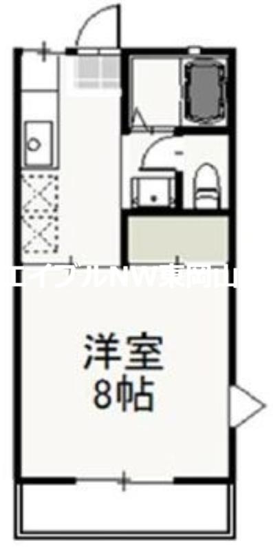 S・T・VILLA TSUSHIMA B(1K/1階)の間取り写真