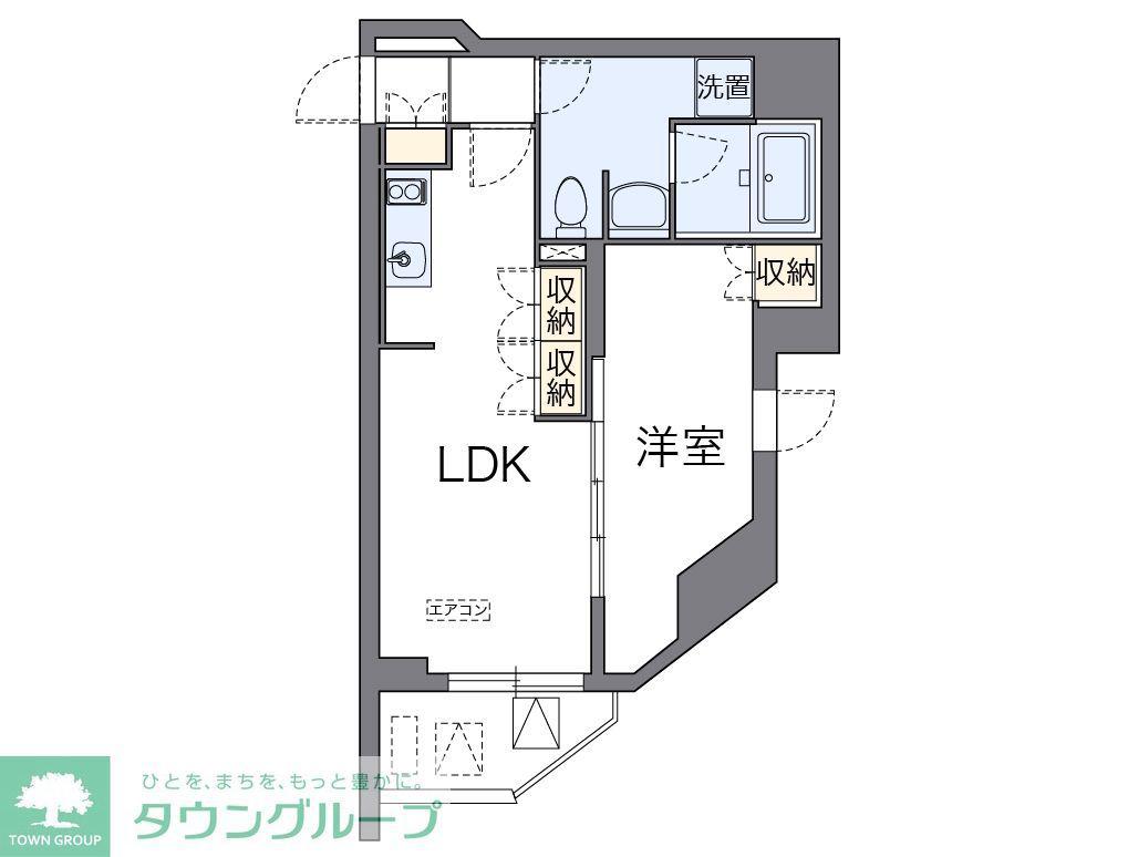LOVIE文京音羽(1LDK/10階)の間取り写真