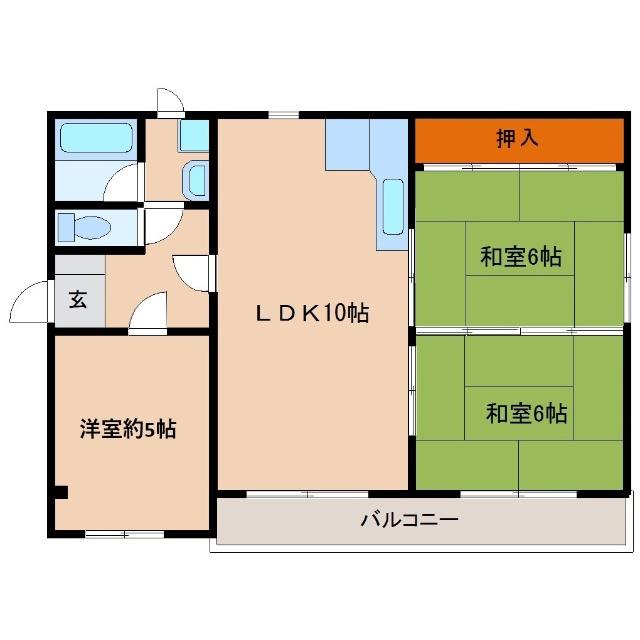 プロト55(3LDK/2階)の間取り写真