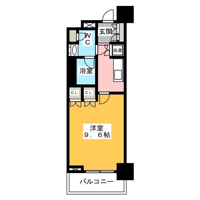 パークアクシス文京ステージ(1K/7階)の間取り写真