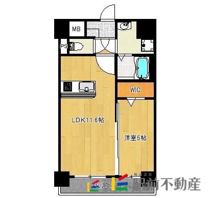 チャームビラII(1LDK/1階)の間取り写真