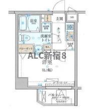 リヴシティ中野(1K/4階)の間取り写真