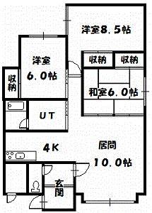 ドルチェA(3LDK/2階)の間取り写真