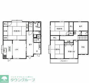 エクセレンス三ツ木(4LDK/1階)の間取り写真