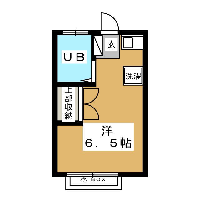 コーポ桜(ワンルーム/1階)の間取り写真