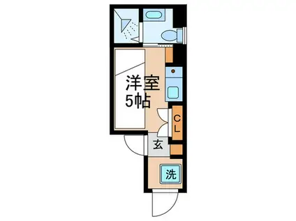 RPレジデンス早稲田(ワンルーム/3階)の間取り写真