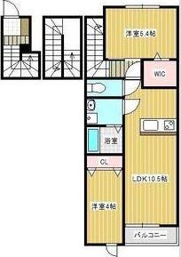 ILIMA明石南(2LDK/3階)の間取り写真