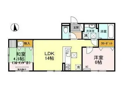 CASAFILANTE VOL II(2LDK/3階)の間取り写真