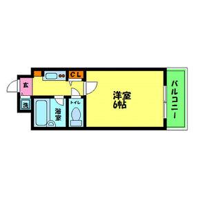 パラシオ塚本II(1K/3階)の間取り写真
