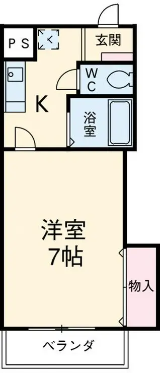 キャンベラ24 2階階 間取り
