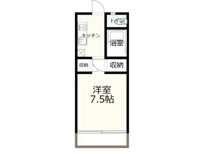 コーポ・セシボンS(1K/3階)の間取り写真