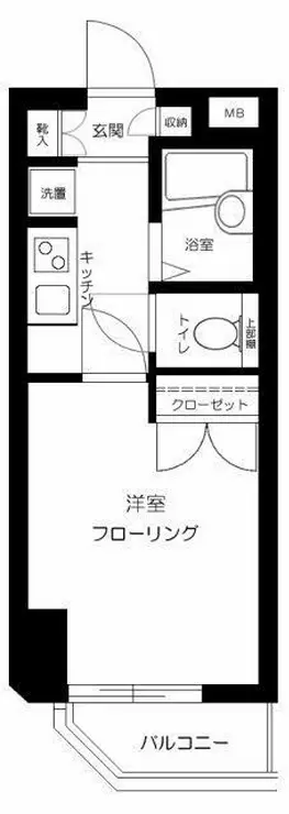 メインステージ飯田橋 2階階 間取り
