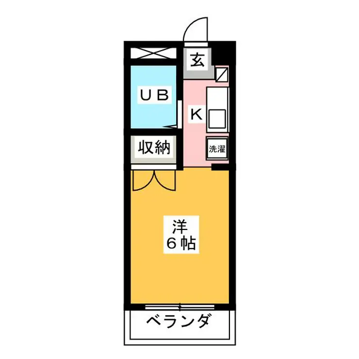 YMニュータウン 1階階 間取り