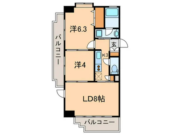 レジディア文京本郷 11階階 間取り