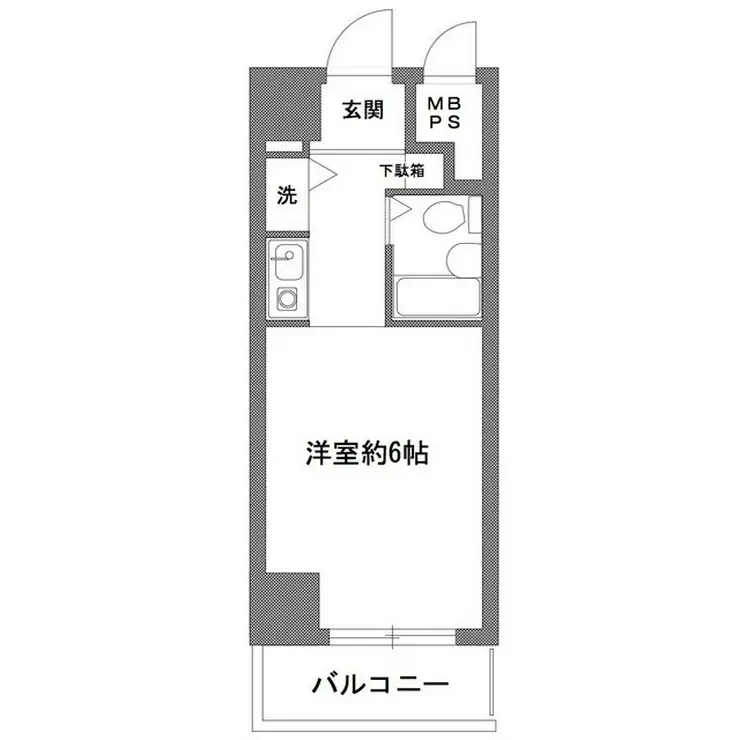 モナークマンション西川口 7階階 間取り