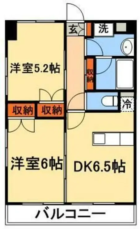 エルマーナ 4階階 間取り